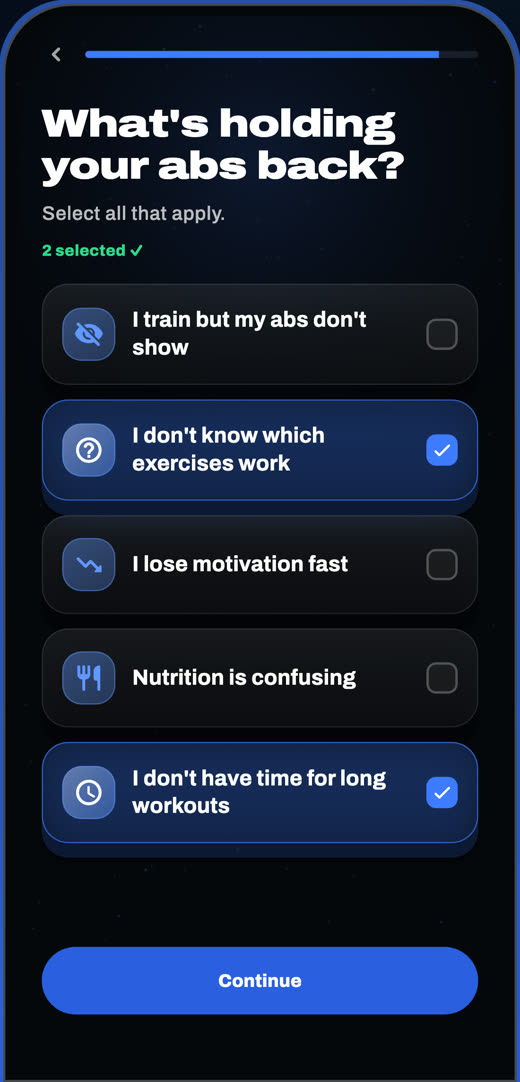 What's holding your abs back?