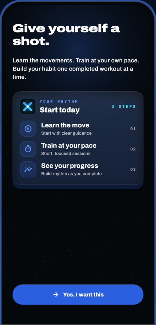Abs CoreX: Learn the move, train at your pace, see your progress