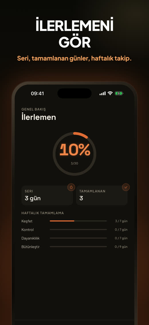 İlerlemeni gör