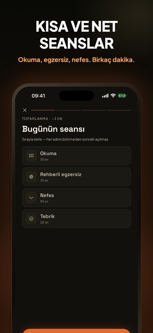 Kısa ve net seanslar