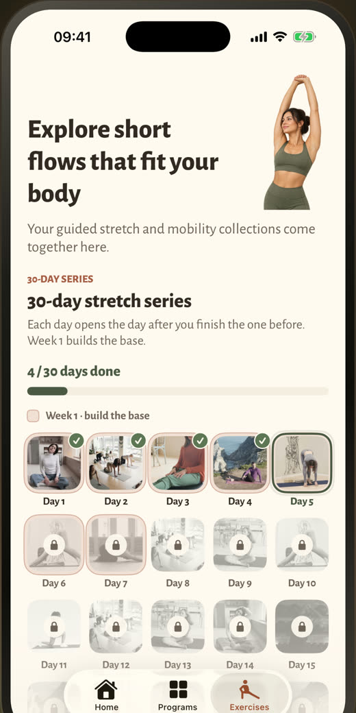 30-day stretch series