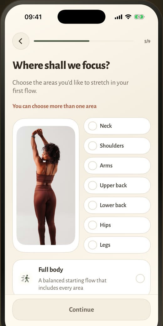 Choose your focus areas