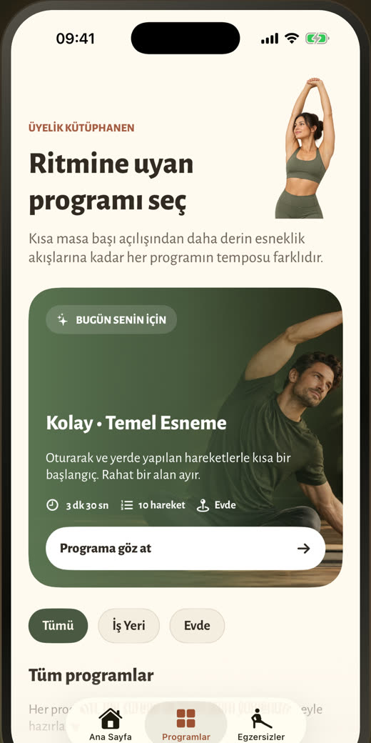 Ritmine uygun programlar